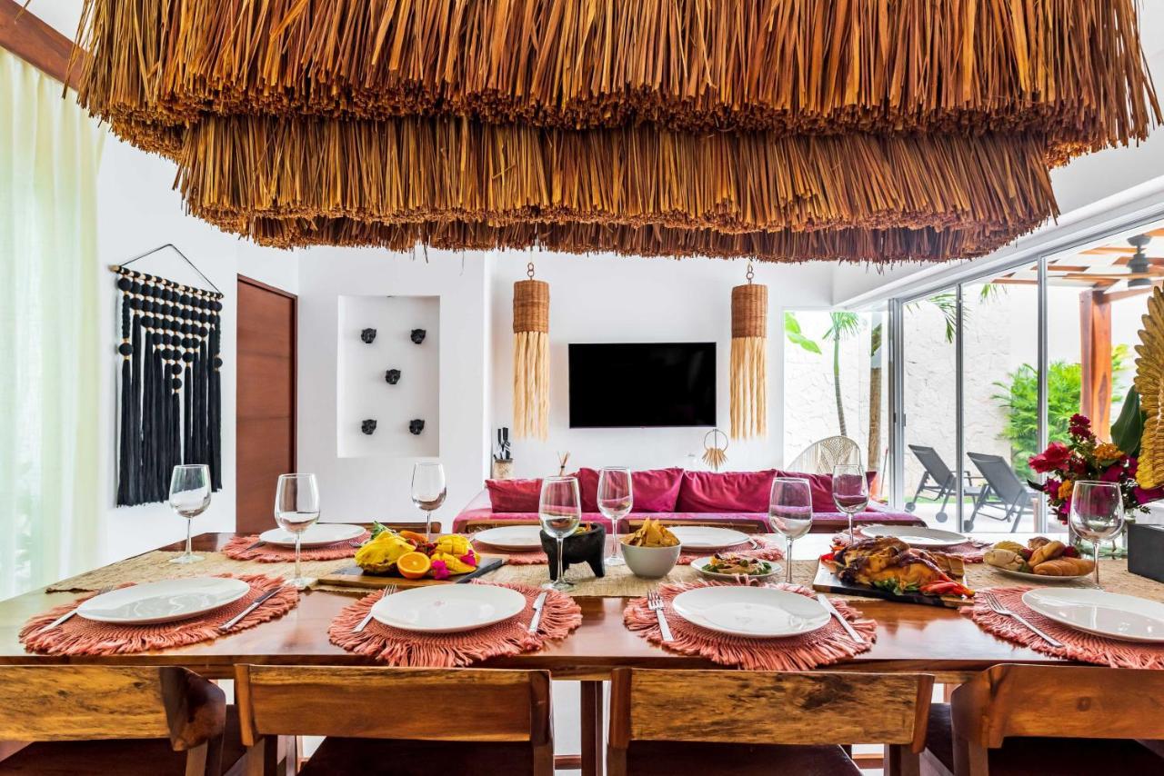 Villa Ek'Balam & Villa Flamingo, Luxury Villas, Private Pool, Private Garden, Jacuzzi, 24H Security تولوم المظهر الخارجي الصورة