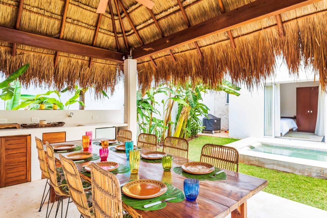 Villa Ek'Balam & Villa Flamingo, Luxury Villas, Private Pool, Private Garden, Jacuzzi, 24H Security تولوم المظهر الخارجي الصورة